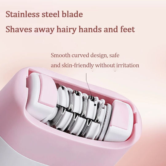 Kemei Αποτριχωτική Μηχανή Epilator για Πρόσωπο & Μπικίνι KM-196