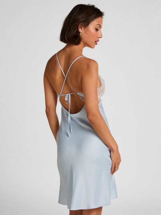 Hunkemöller Sommerliches Damen-Nachthemd Blau