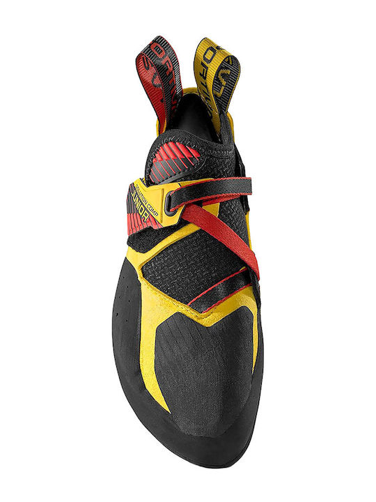 La Sportiva Solution Comp Παιδικά Ασύμμετρα Παπούτσια Αναρρίχησης Κίτρινα
