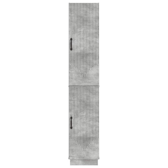vidaXL Стенна Колона За Баня M33xД34.5xВ87cm Сива