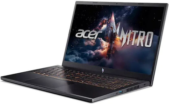 Acer Nitro V 15 15.6" IPS Full HD 165Hz (Ryzen 7-170/32GB/500GB SSD + 32GB SSD/GeForce RTX 5060/Windows 11 Pro) (Международен английски език клавиатура)