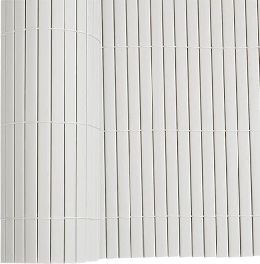 vidaXL Kunststoff Zaunpaneel in Weißer Farbe 3x1.8m