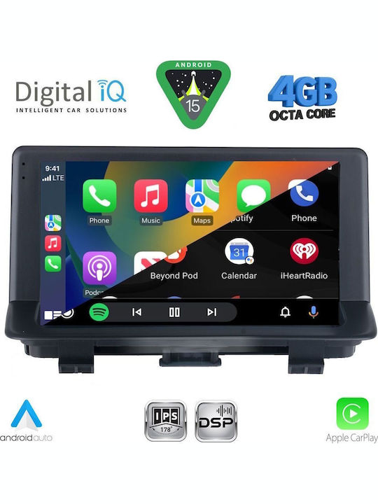 Digital IQ Car Audio System for Audi Q3 2013-2018 (Bluetooth/USB/WiFi/GPS/Apple CarPlay/Android Auto) with 9" Touch Screen