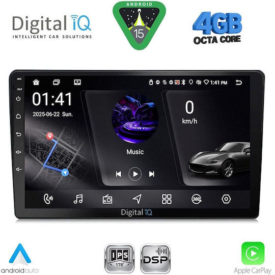 Digital IQ Ηχοσύστημα Αυτοκινήτου για Audi Q3 2012-2018 (Bluetooth/USB/WiFi/GPS/Apple-Carplay/Android-Auto) με Οθόνη Αφής 9"