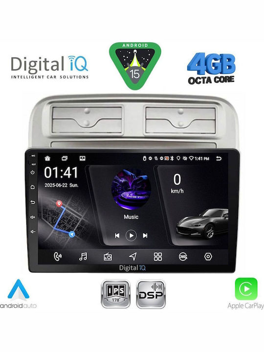 Digital IQ Ηχοσύστημα Αυτοκινήτου για Daihatsu Sirion 2006-2012 (Bluetooth/USB/WiFi/GPS/Apple-Carplay/Android-Auto) με Οθόνη Αφής 10"