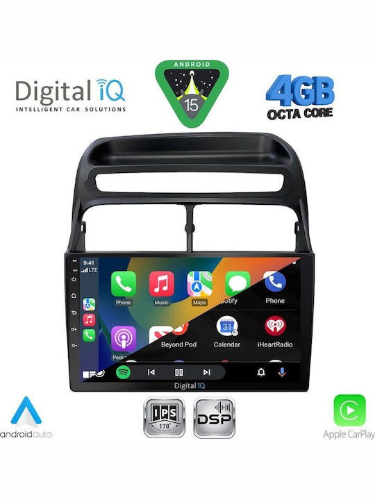 Digital IQ Ηχοσύστημα Αυτοκινήτου για Daihatsu Sirion 2006-2012 (Bluetooth/USB/WiFi/GPS/Apple-Carplay/Android-Auto) με Οθόνη Αφής 10"