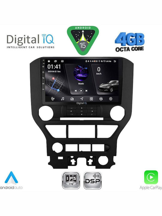 Digital IQ Car Audio System for Ford Mondeo 2011-2013 with Clima (Bluetooth/USB/WiFi/GPS/Apple CarPlay/Android Auto) with 10" Touch Screen