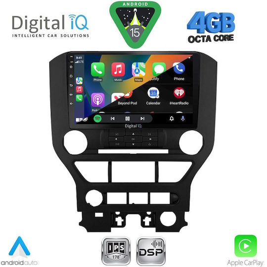Digital IQ Car Audio System for Ford Mondeo 2011-2013 with Clima (Bluetooth/USB/WiFi/GPS/Apple CarPlay/Android Auto) with 10" Touch Screen