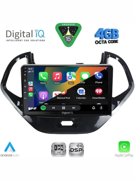 Digital IQ Car Audio System for Ford Mondeo 2011-2013 with Clima (Bluetooth/USB/WiFi/GPS/Apple CarPlay/Android Auto) with 10" Touch Screen