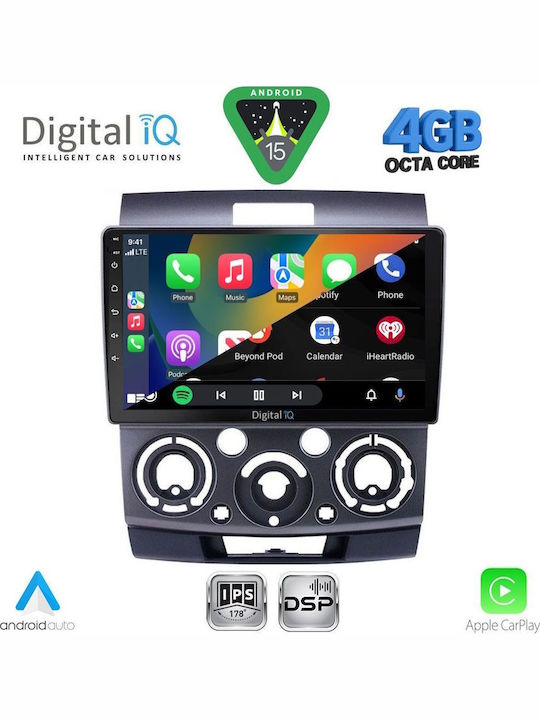 Digital IQ Car Audio System for Ford Transit Custom / Tourneo Custom 2013-2019 (Bluetooth/USB/WiFi/GPS/Apple CarPlay/Android Auto) with 9" Touch Screen