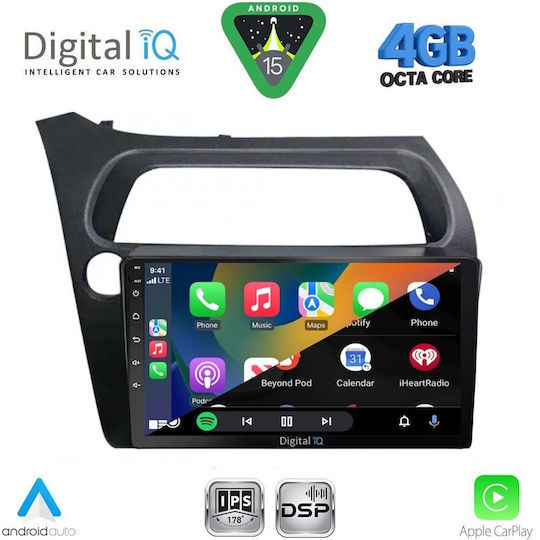 Digital IQ Car Audio System for Ford Tourneo / Courier 2014 (Bluetooth/USB/WiFi/GPS/Apple CarPlay/Android Auto) with 9" Touch Screen