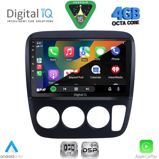 Digital IQ Ηχοσύστημα Αυτοκινήτου για Honda Civic 2012-2016 (Bluetooth/USB/WiFi/GPS/Apple-Carplay/Android-Auto) με Οθόνη Αφής 9"