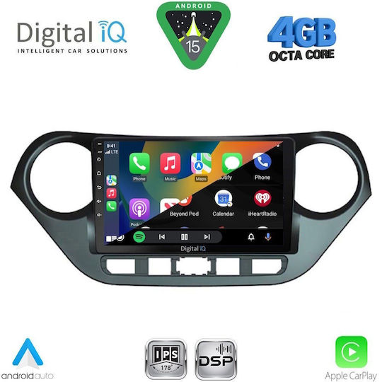 Digital IQ Ηχοσύστημα Αυτοκινήτου για Hyundai H-1 2007 (Bluetooth/USB/WiFi/GPS/Apple-Carplay/Android-Auto) με Οθόνη Αφής 9"