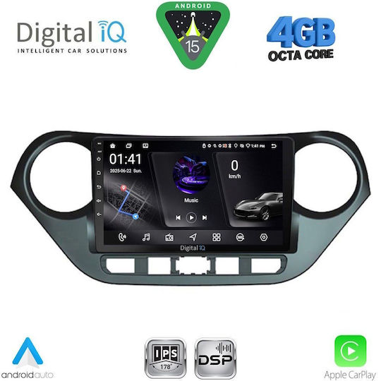 Digital IQ Ηχοσύστημα Αυτοκινήτου για Hyundai H-1 2007 (Bluetooth/USB/WiFi/GPS/Apple-Carplay/Android-Auto) με Οθόνη Αφής 9"