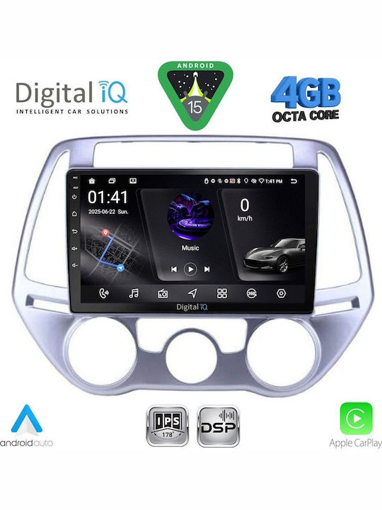Digital IQ Car Audio System for Hyundai H-1 2007 (Bluetooth/USB/WiFi/GPS/Apple CarPlay/Android Auto) with 9" Touch Screen