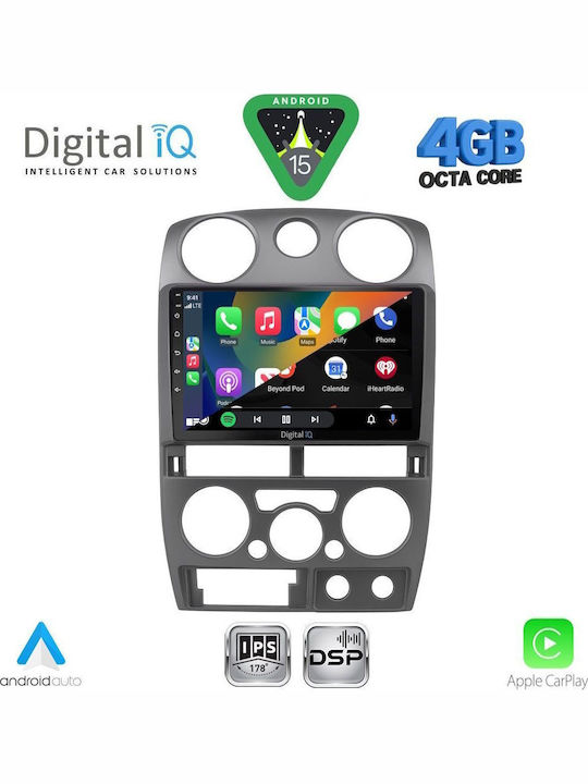Digital IQ Car Audio System Isuzu D-Max 2008-2012 Bluetooth USB WiFi GPS Apple CarPlay Android Auto with 9" Touch Screen