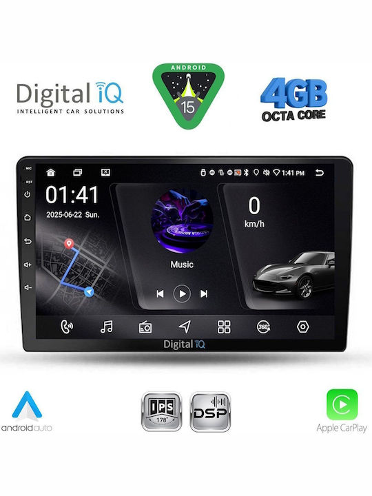 Digital IQ Car Audio System for Kia Ceed 2006-2009 Bluetooth USB WiFi GPS Apple CarPlay Android Auto with 9" Touch Screen