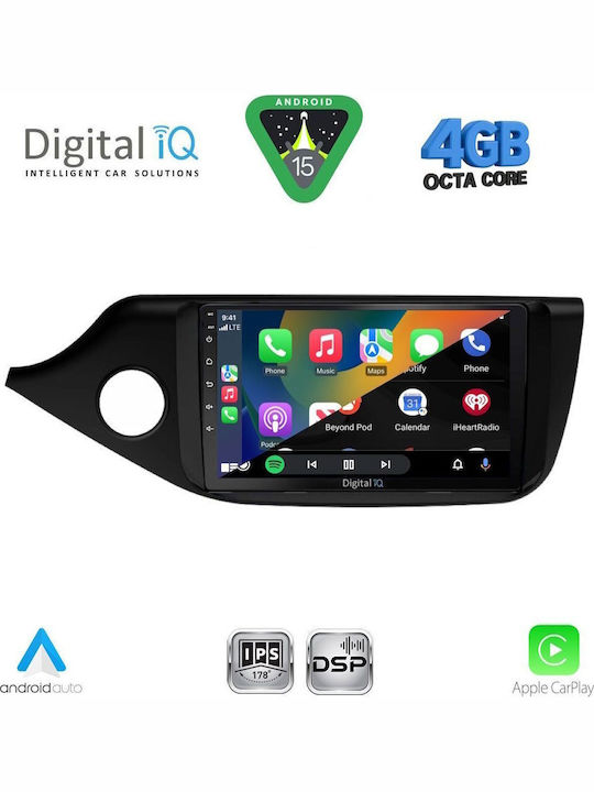 Digital IQ Car Audio System for Kia Ceed 2006-2009 Bluetooth USB WiFi GPS Apple CarPlay Android Auto with 9" Touch Screen