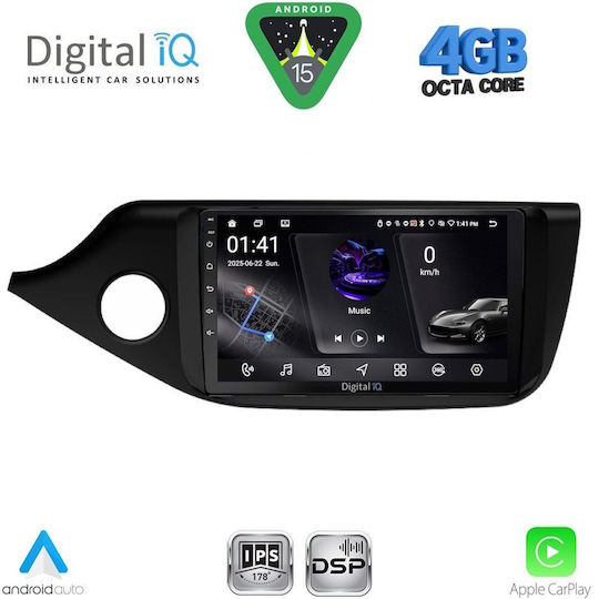 Digital IQ Ηχοσύστημα Αυτοκινήτου για Kia Ceed 2006-2009 (Bluetooth/USB/WiFi/GPS/Apple-Carplay/Android-Auto) με Οθόνη Αφής 9"