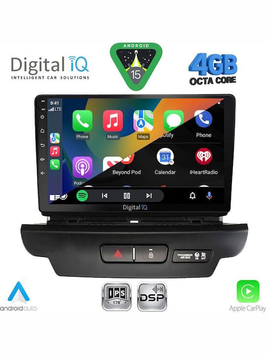 Digital IQ Car Audio System for Kia Ceed 2006-2009 Bluetooth USB WiFi GPS Apple CarPlay Android Auto with 9" Touch Screen