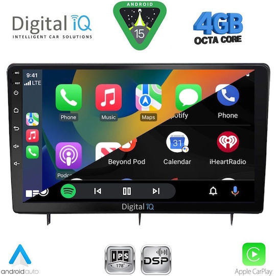 Digital IQ Ηχοσύστημα Αυτοκινήτου για Honda Civic 2012-2016 (Bluetooth/USB/WiFi/GPS/Apple-Carplay/Android-Auto) με Οθόνη Αφής 9"