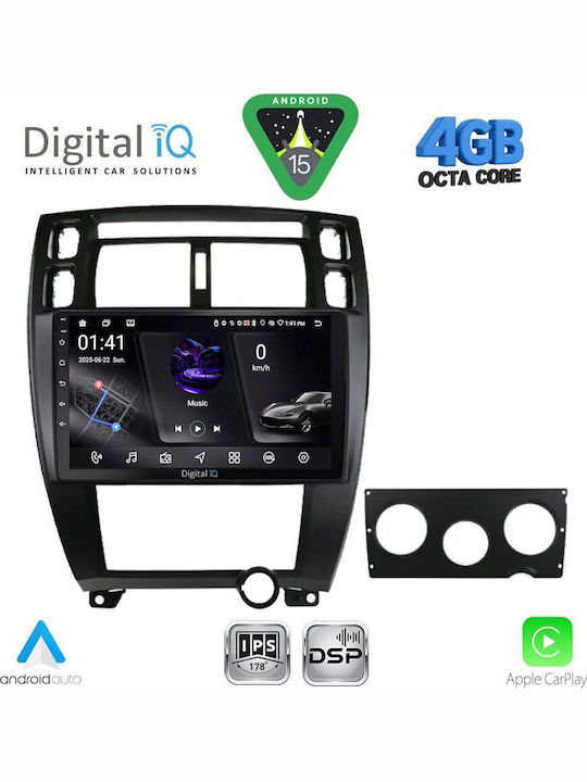 Digital IQ Ηχοσύστημα Αυτοκινήτου για Hyundai Matrix 2001-2010 (Bluetooth/USB/WiFi/GPS/Apple-Carplay/Android-Auto) με Οθόνη Αφής 9"