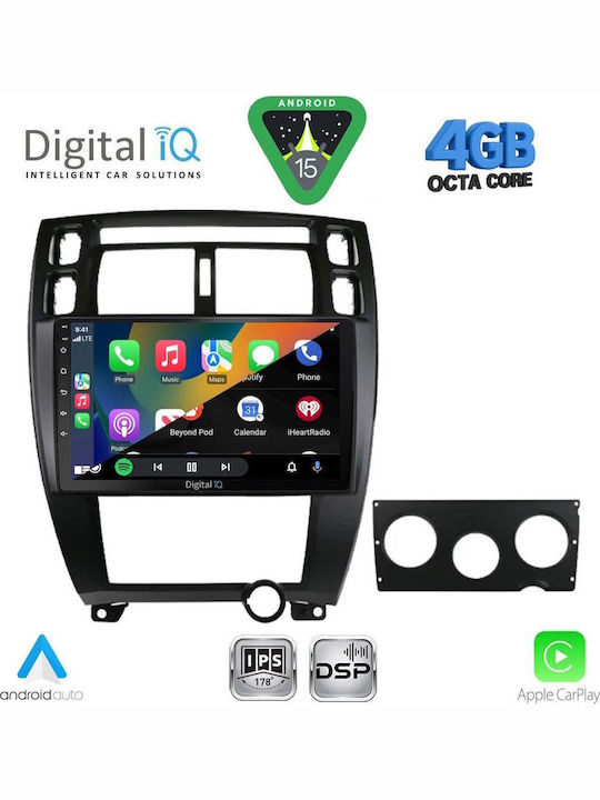 Digital IQ Ηχοσύστημα Αυτοκινήτου για Hyundai Matrix 2001-2010 (Bluetooth/USB/WiFi/GPS/Apple-Carplay/Android-Auto) με Οθόνη Αφής 9"