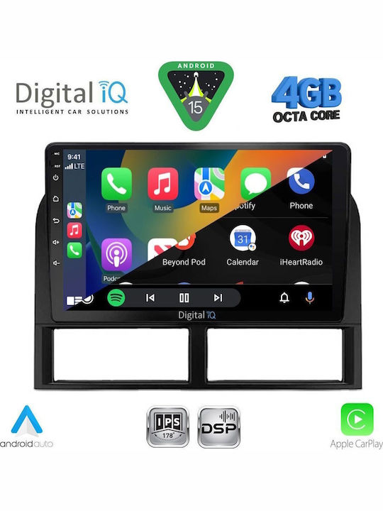 Digital IQ Car Audio System for Jeep Grand Cherokee 1999-2004 Bluetooth USB WiFi GPS Apple CarPlay Android Auto with 9" Touch Screen
