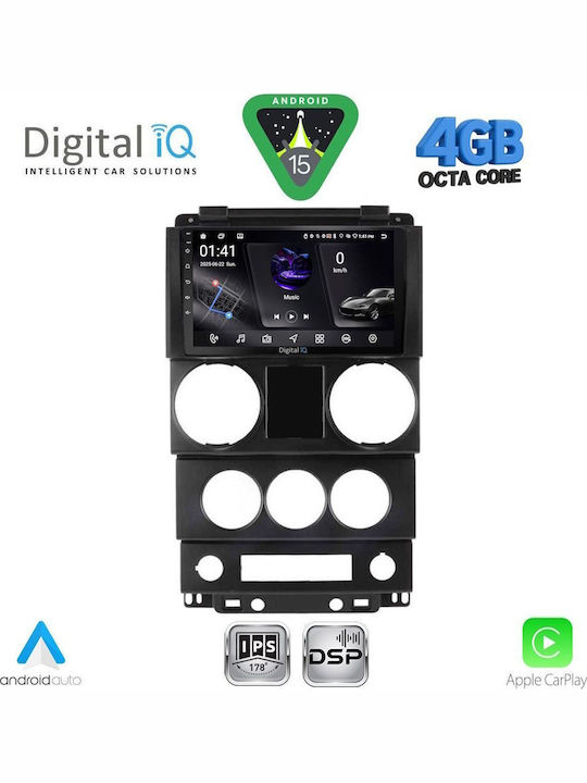 Digital IQ Car Audio System for Jeep Grand Cherokee 1999-2004 Bluetooth USB WiFi GPS Apple CarPlay Android Auto with 9" Touch Screen