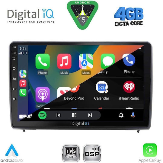 Digital IQ Car Audio System for Ford EcoSport 2018-2023 Bluetooth USB WiFi GPS Apple CarPlay Android Auto with 10" Touch Screen