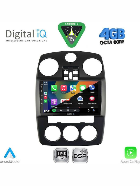 Digital IQ Car Audio System Chrysler PT Cruiser 2005-2010 Bluetooth USB WiFi GPS Apple CarPlay Android Auto with 9" Touch Screen