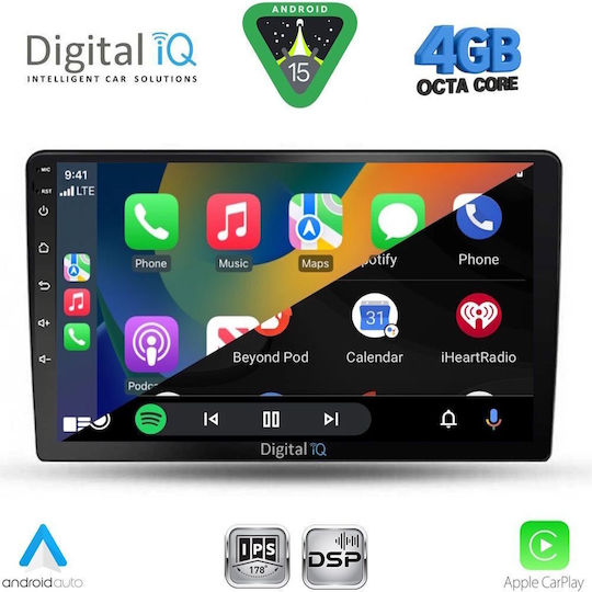 Digital IQ Car Audio System for Kia Ceed 2009-2012 Bluetooth USB WiFi GPS Apple CarPlay Android Auto with 9" Touch Screen