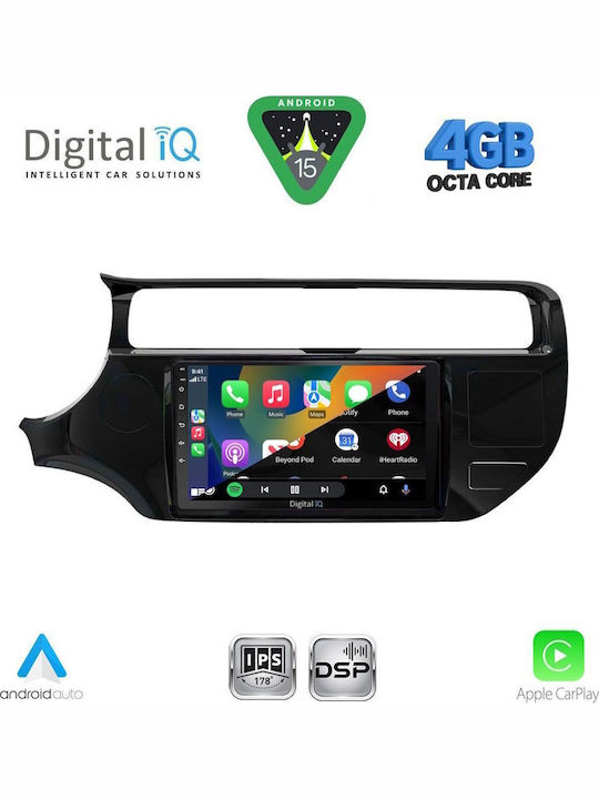Digital IQ Car Audio System for Kia Picanto 2021 (Bluetooth/USB/WiFi/GPS/Apple CarPlay/Android Auto) with 9" Touch Screen