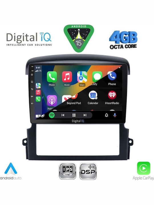 Digital IQ Car Audio System for Kia Picanto 2021 (Bluetooth/USB/WiFi/GPS/Apple CarPlay/Android Auto) with 9" Touch Screen