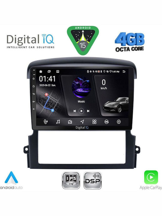 Digital IQ Car Audio System for Kia Picanto 2021 (Bluetooth/USB/WiFi/GPS/Apple CarPlay/Android Auto) with 9" Touch Screen