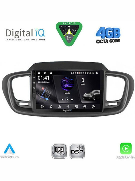 Digital IQ Car Audio System for Kia Picanto 2021 (Bluetooth/USB/WiFi/GPS/Apple CarPlay/Android Auto) with 9" Touch Screen
