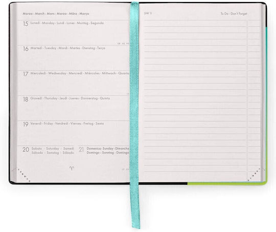Legami Milano Εβδομαδιαία Ατζέντα 2026/27 Shades Green 9.5x13.5εκ.
