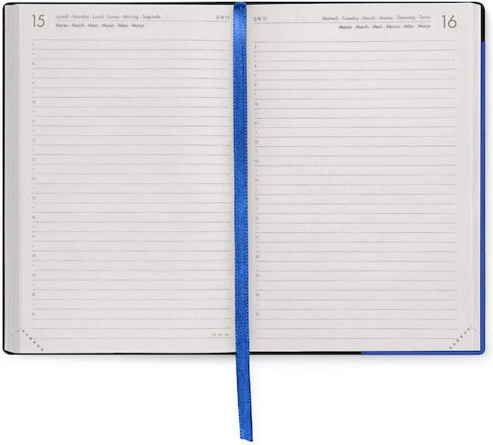 Legami Milano Daily Agenda 2026/27 Eclectic Blue 12x18cm