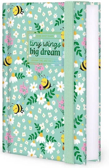 Legami Milano Ημερήσια Ατζέντα 2026/27 Bee Green 9.5x13.5εκ.