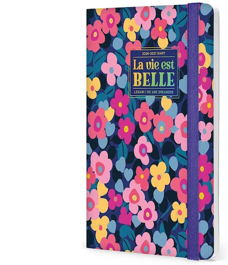 Legami Milano Flowers Weekly Agenda 2026/27 Flowers 12x18cm