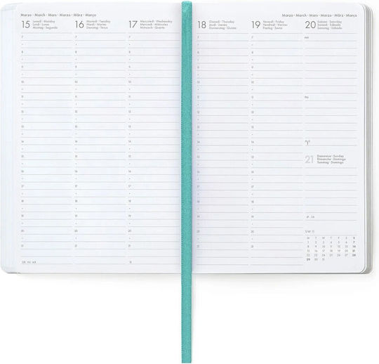Legami Milano Weekly Agenda 2026/27 Bee Green 12x18cm