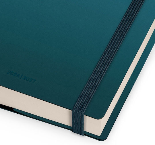 Legami Milano Ημερήσια Ατζέντα 2026/27 Deep Teal 9.5x13.5εκ.
