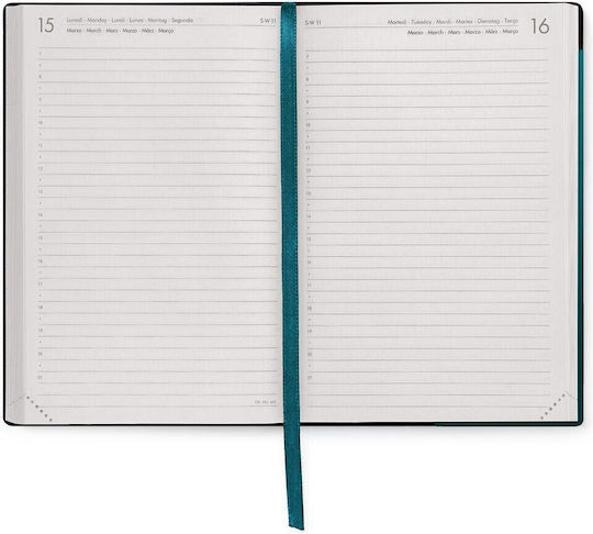 Legami Milano Ημερήσια Ατζέντα 2026/27 Deep Teal 12x18εκ.