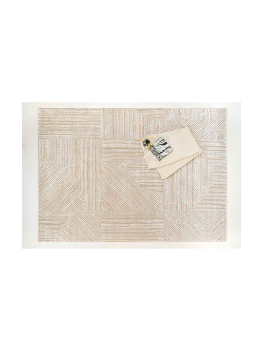 Ezzo Carlota E703b1w Runner Rug Beige 80x200cm