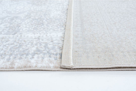 Ezzo Venice 9118acd Wohnzimmer Teppich Ecru 80x300cm