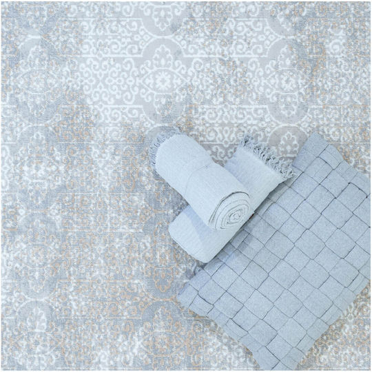 Ezzo Venice 9118acd Wohnzimmer Teppich Ecru 80x200cm