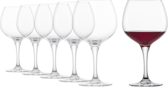Schott Zwiesel Mondial Σετ Ποτήρια Κρασιού Κολωνάτα Κρυστάλλινα 588ml 6τμχ