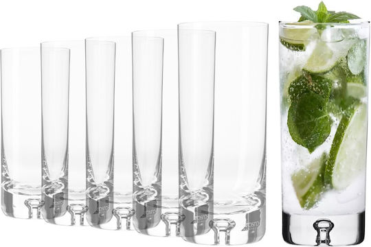 Krosno Set Bohemia Kristall Wasserbrillen 300ml 6 Stück