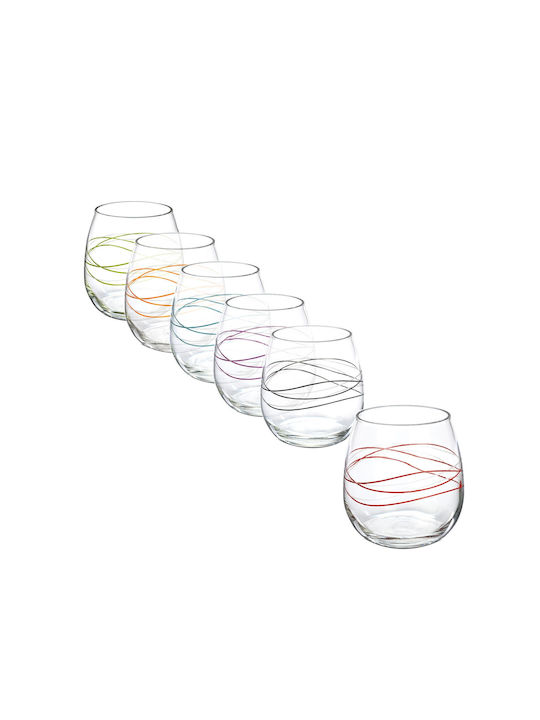 Decover Wasserbrillen aus Glas 520ml 6 Stück