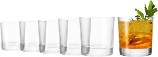 Borgonovo Indro Σετ Ποτήρια από Γυαλί 360ml 6τμχ